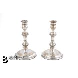 20th Century Silver Candlesticks