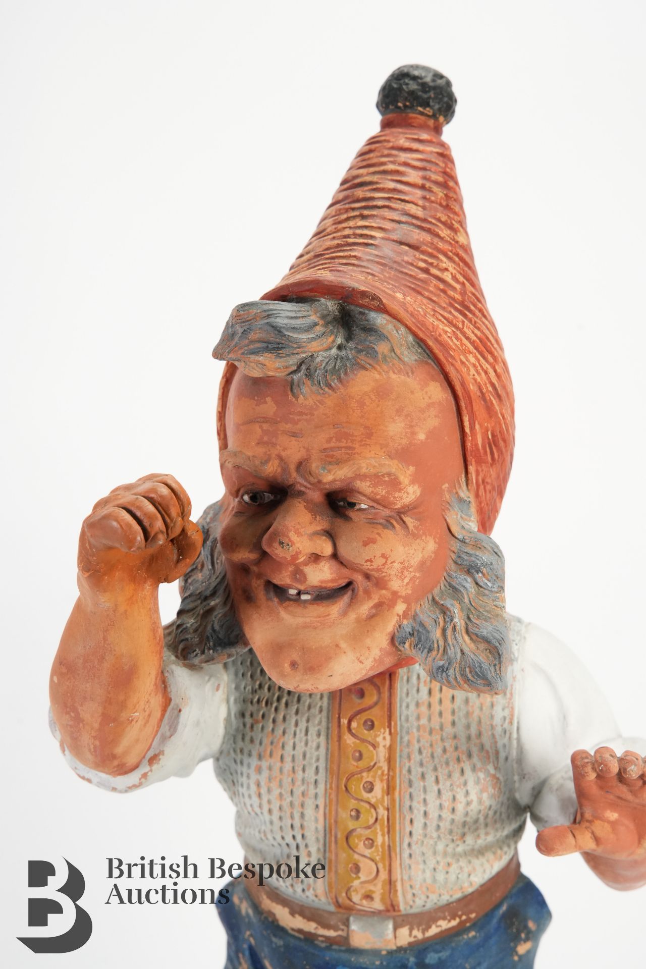 Large Terracotta German Gnome - Bild 2 aus 3