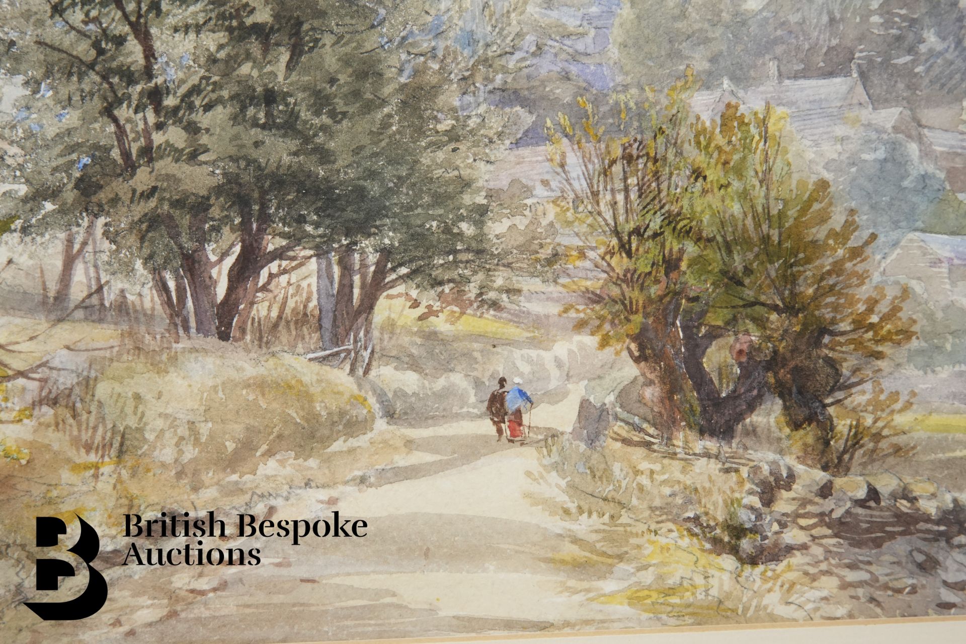 David Cox (1783-1859) Watercolour - Image 3 of 3