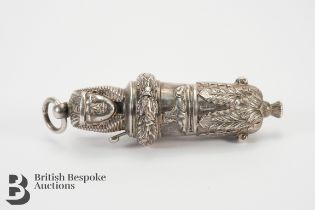 Silver Glorious Glosters Regiment Officers Whistle