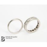 2.4ct Diamond and Platinum Full Eternity Ring and