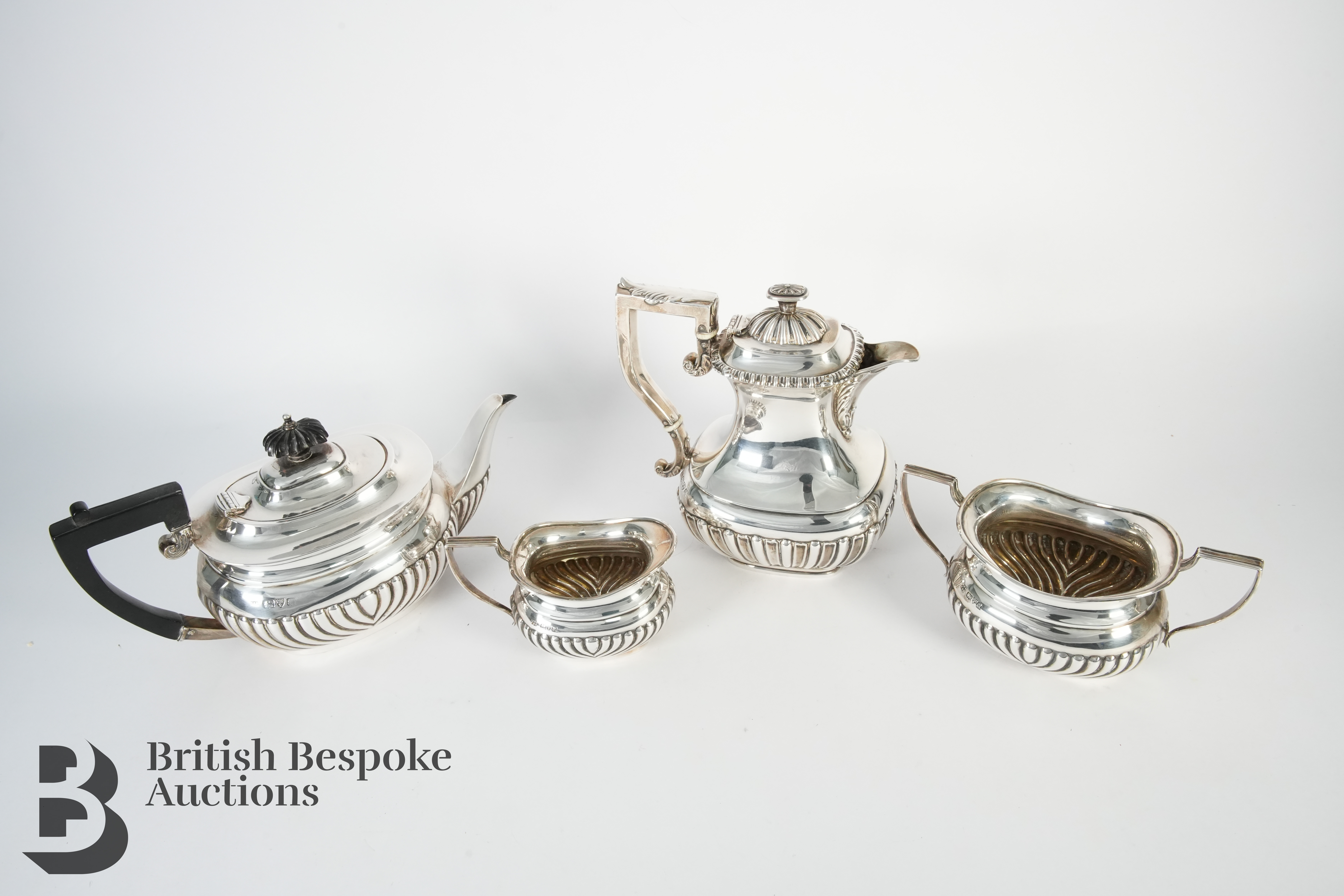 Victorian Silver Tea Set - Image 3 of 5
