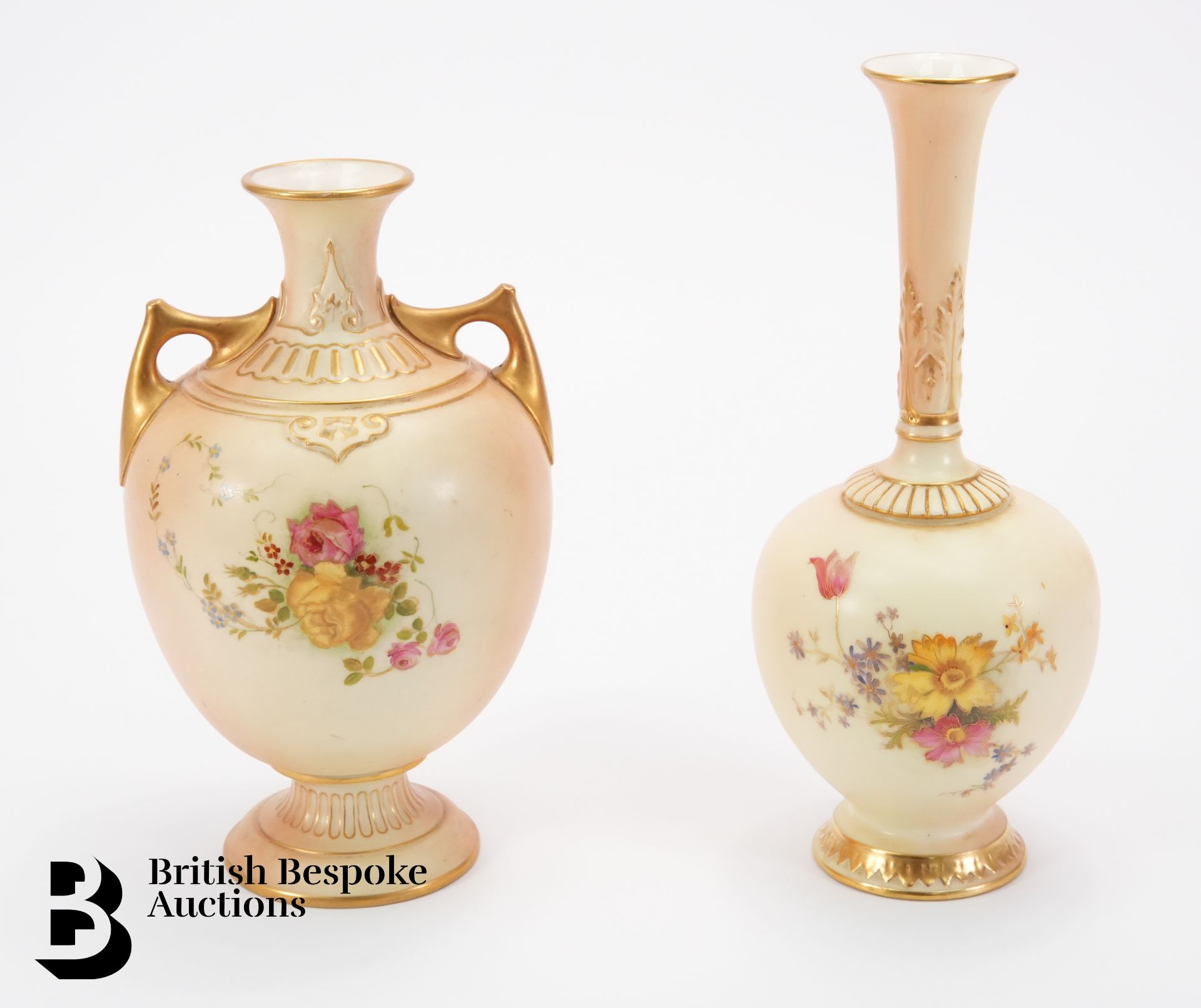 Royal Worcester Long Stem Vase - Bild 2 aus 5