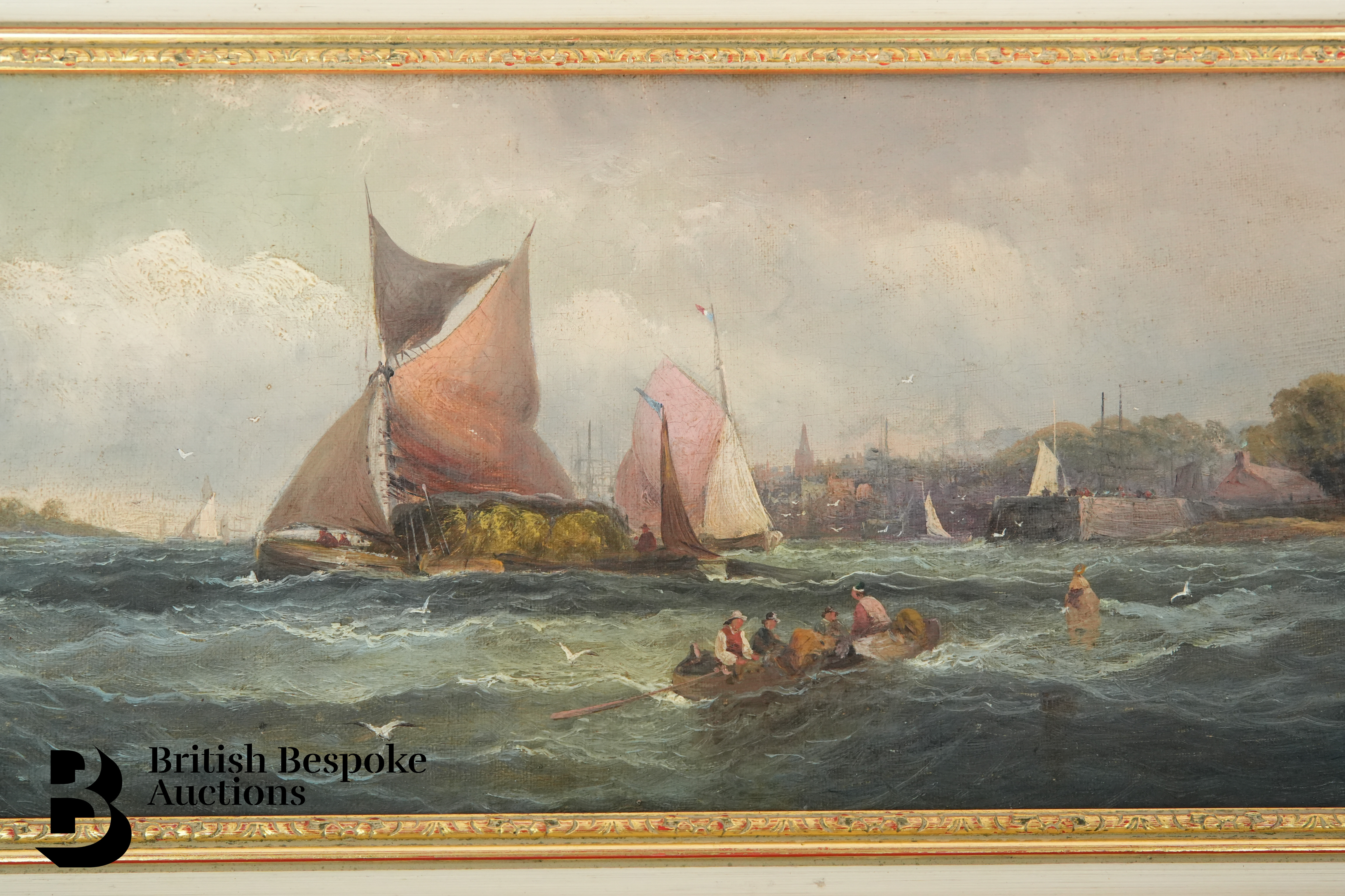 Pair of William Anslow Thornley Marine Oils - Image 3 of 6