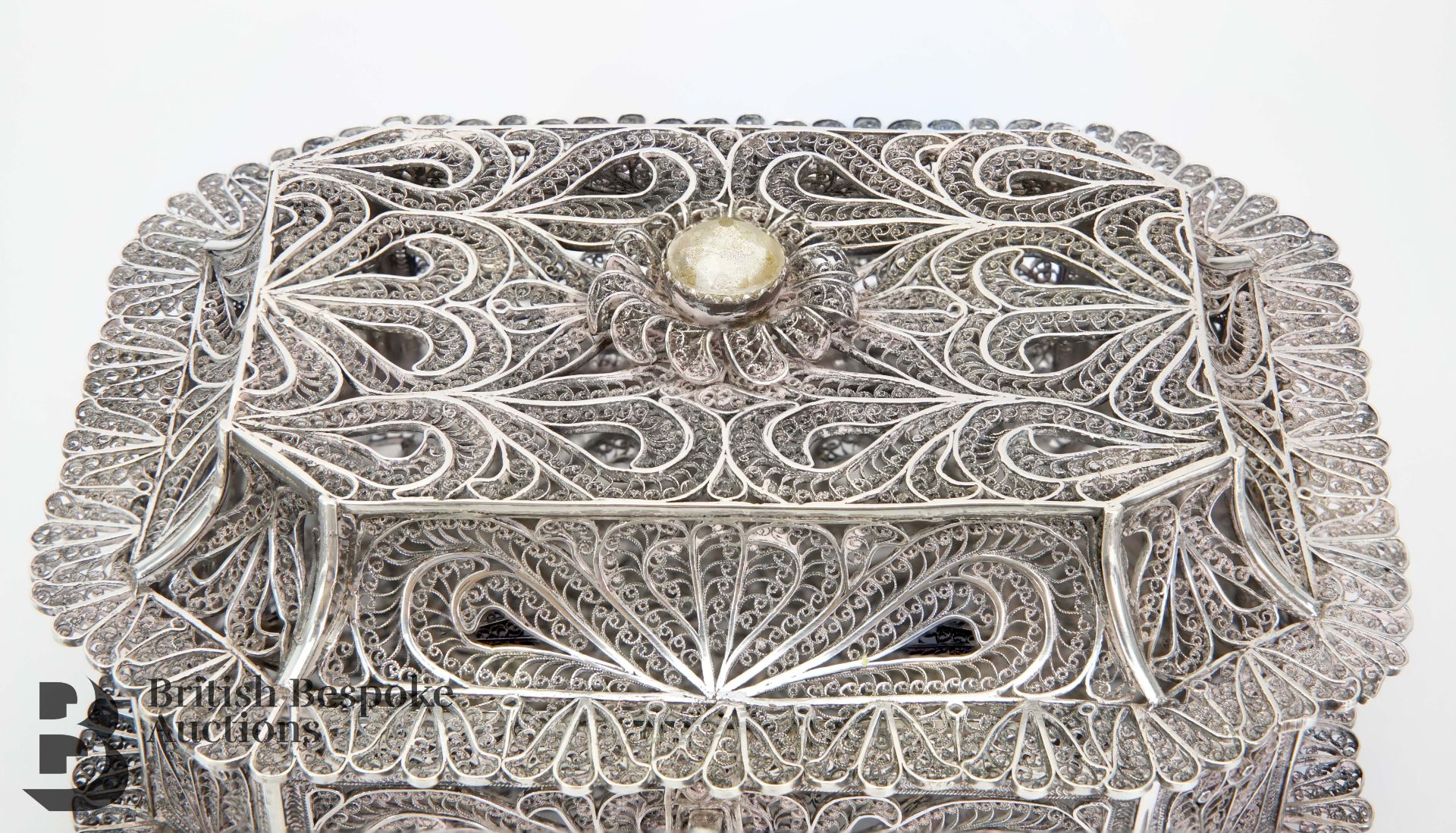 Russian Silver Filigree Box - Image 3 of 5