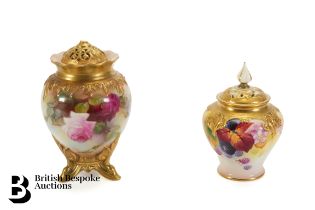 Royal Worcester Vase and Cover