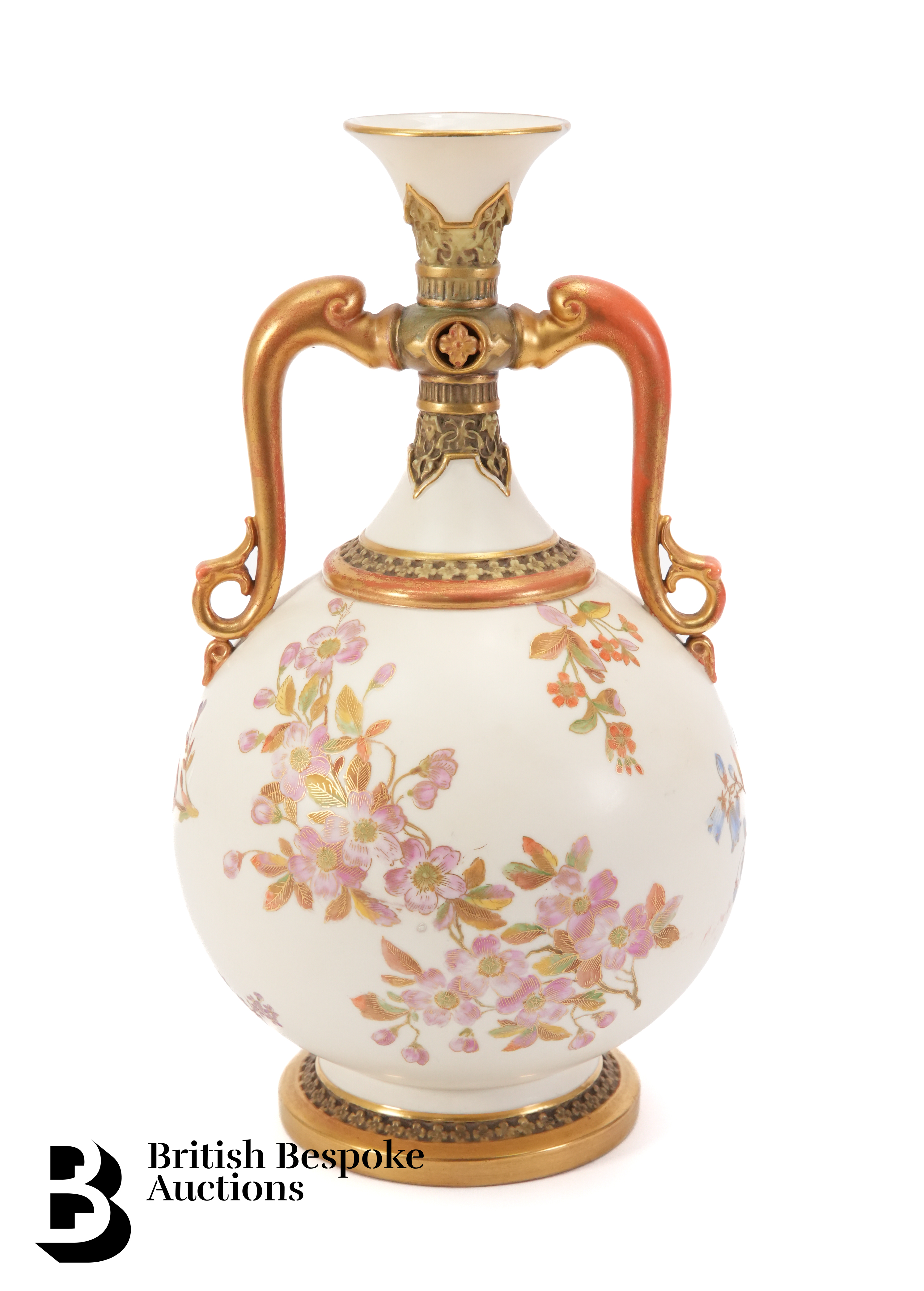 Royal Worcester Blush Ivory Vase - Image 2 of 6