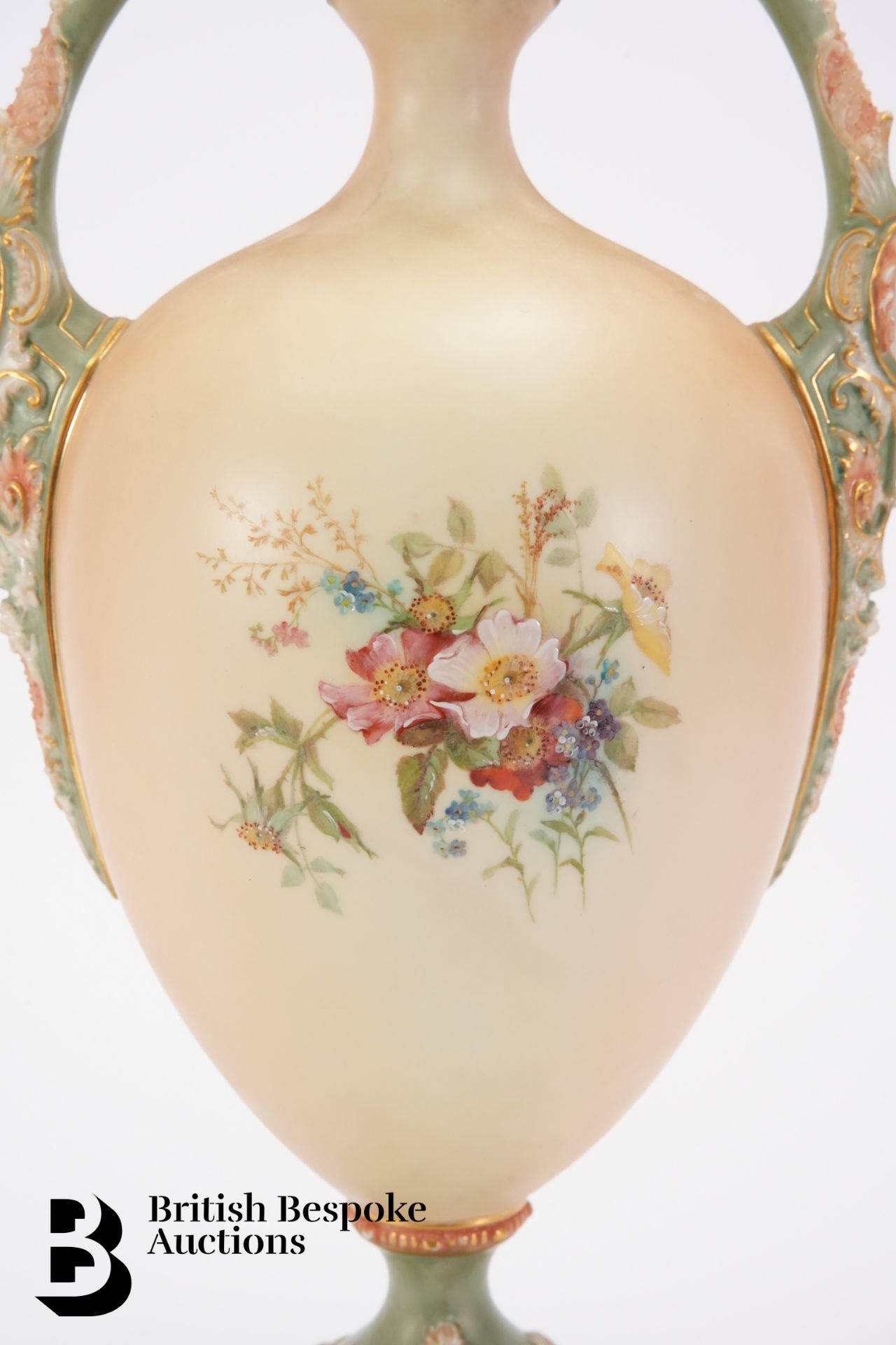 Royal Worcester Blush Ware Vase - Bild 3 aus 10