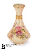 Royal Worcester Blush Ware Vase