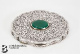 Art Deco Silver Compact