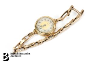 Lady's Bebe 9ct Gold Watch
