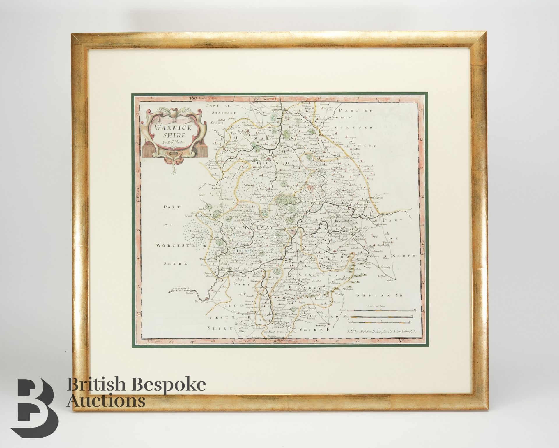 Three Antique Robert Morden Maps - Bild 2 aus 10