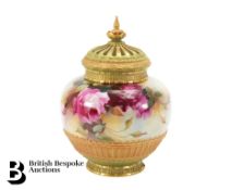 Royal Worcester Pot Pourri and Cover