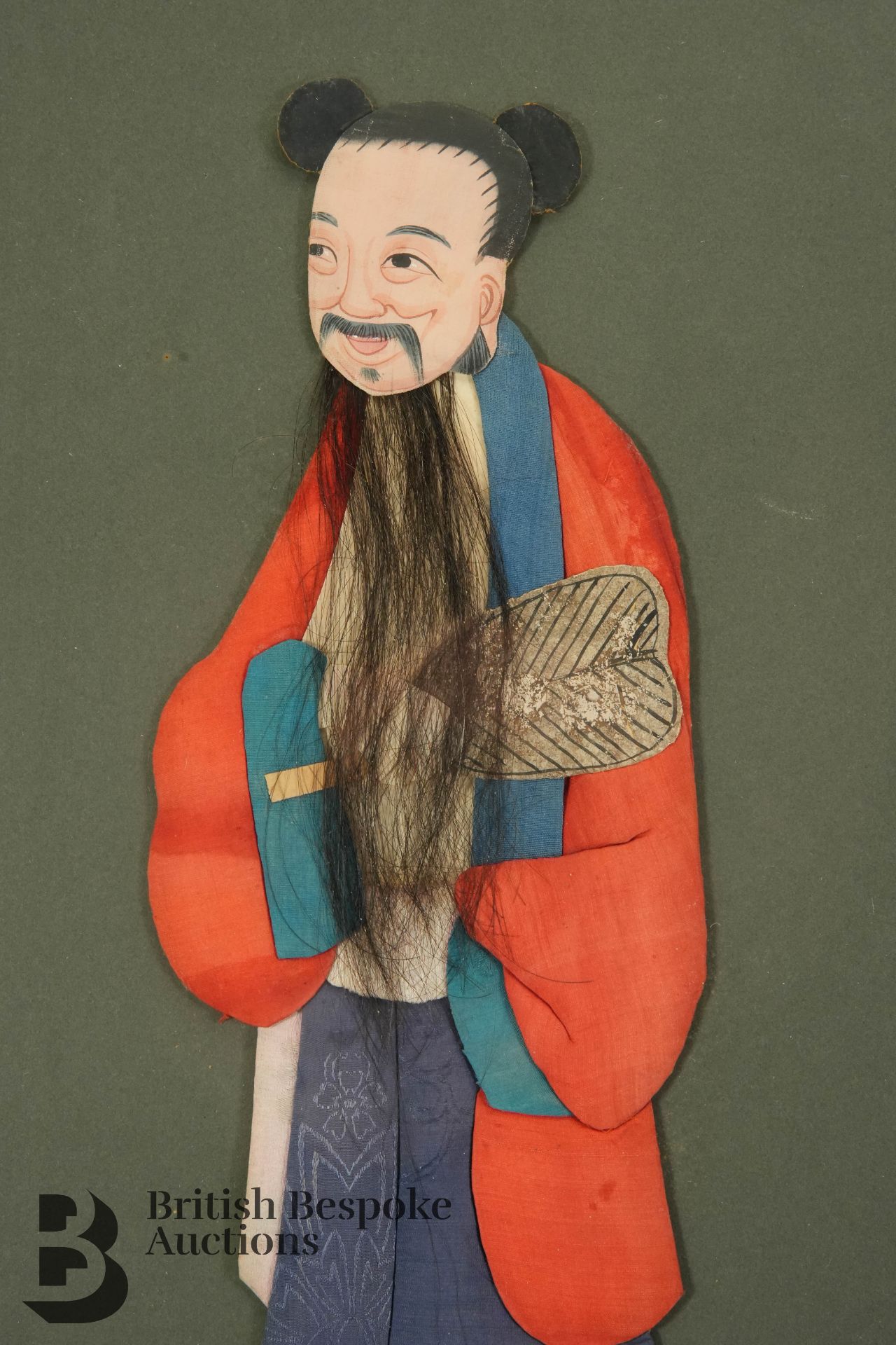 Six Chinese Cloth Studies - Image 8 of 12