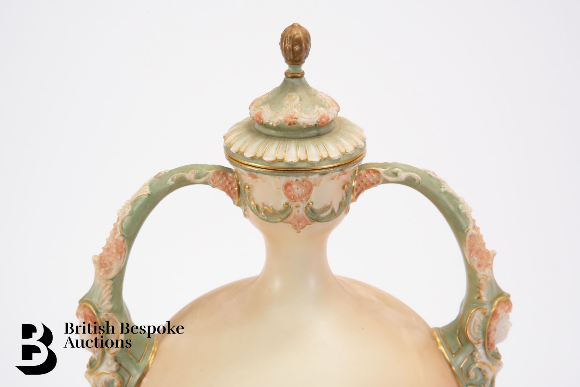 Royal Worcester Blush Ware Vase - Bild 5 aus 10