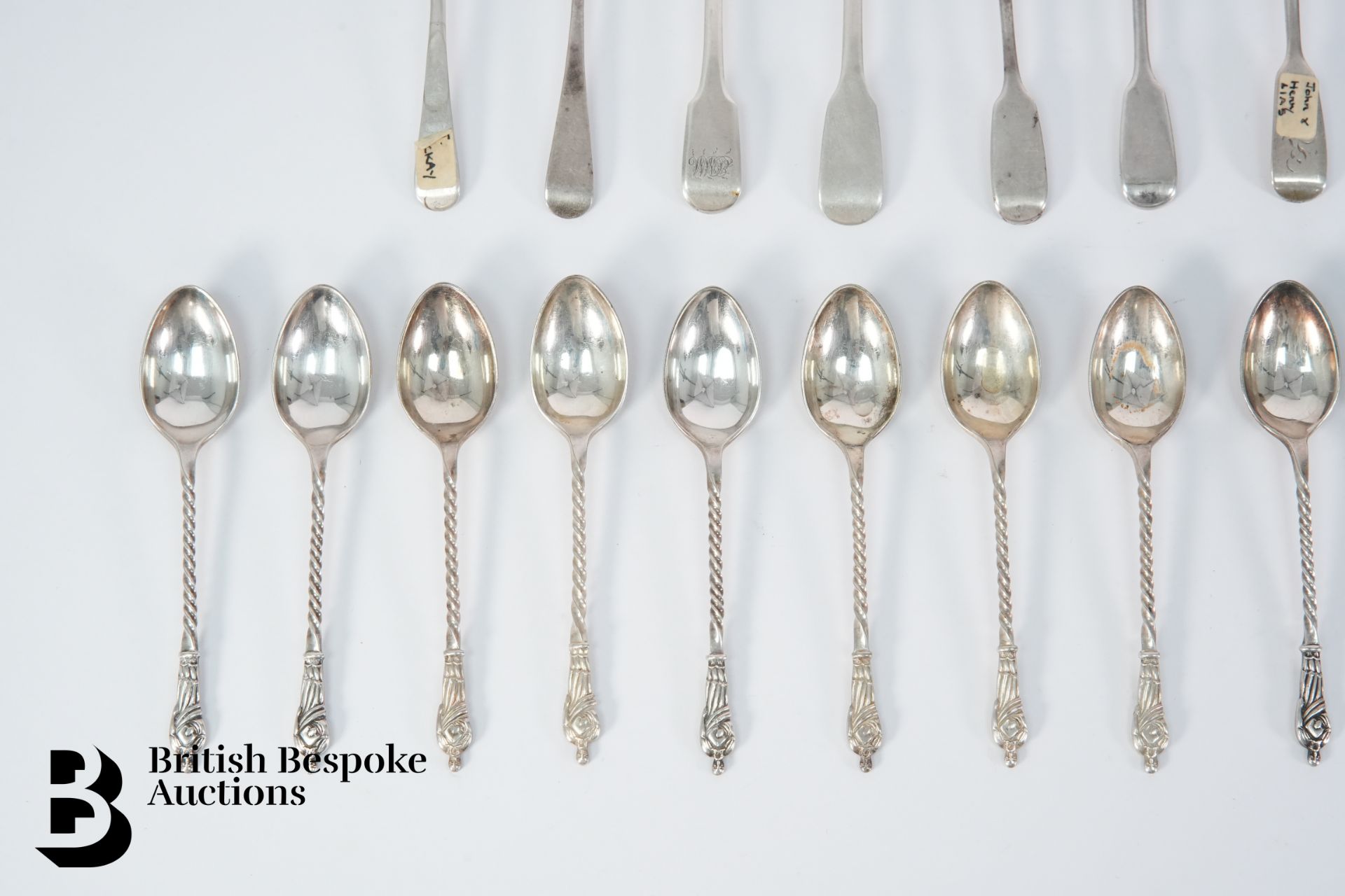 Collection of Silver Mustard Spoons - Image 2 of 5