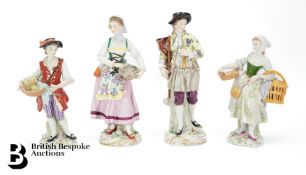 Sitzendorf Porcelain Figurines