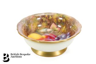 Royal Worcester Fallen Fruit Bowl by Harry Ayrton