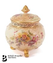 Royal Worcester Potpourri and Cover