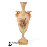 Royal Worcester Blush Ware Vase