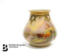 Royal Worcester Bulbous Vase