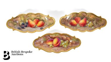 Royal Worcester Fallen Fruits Bon Bon Dishes