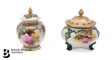 Royal Worcester Blush Ware Jardiniere