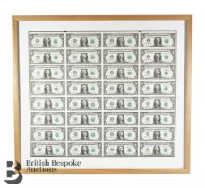 United States of America $1.00 Uncirculated Notes
