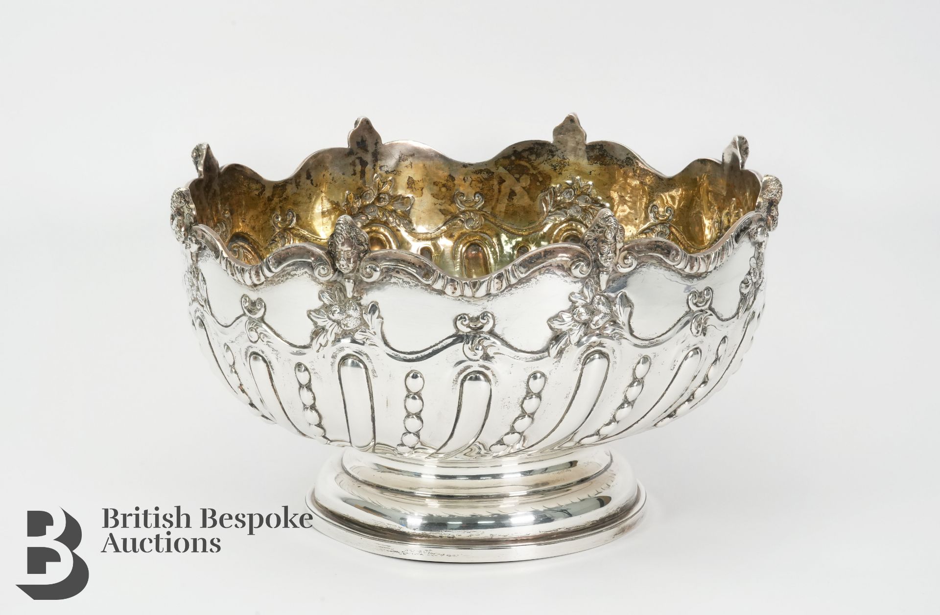 Silver Monteith Punch Bowl - Image 3 of 7