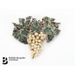 Victorian Seed Pearl Brooch