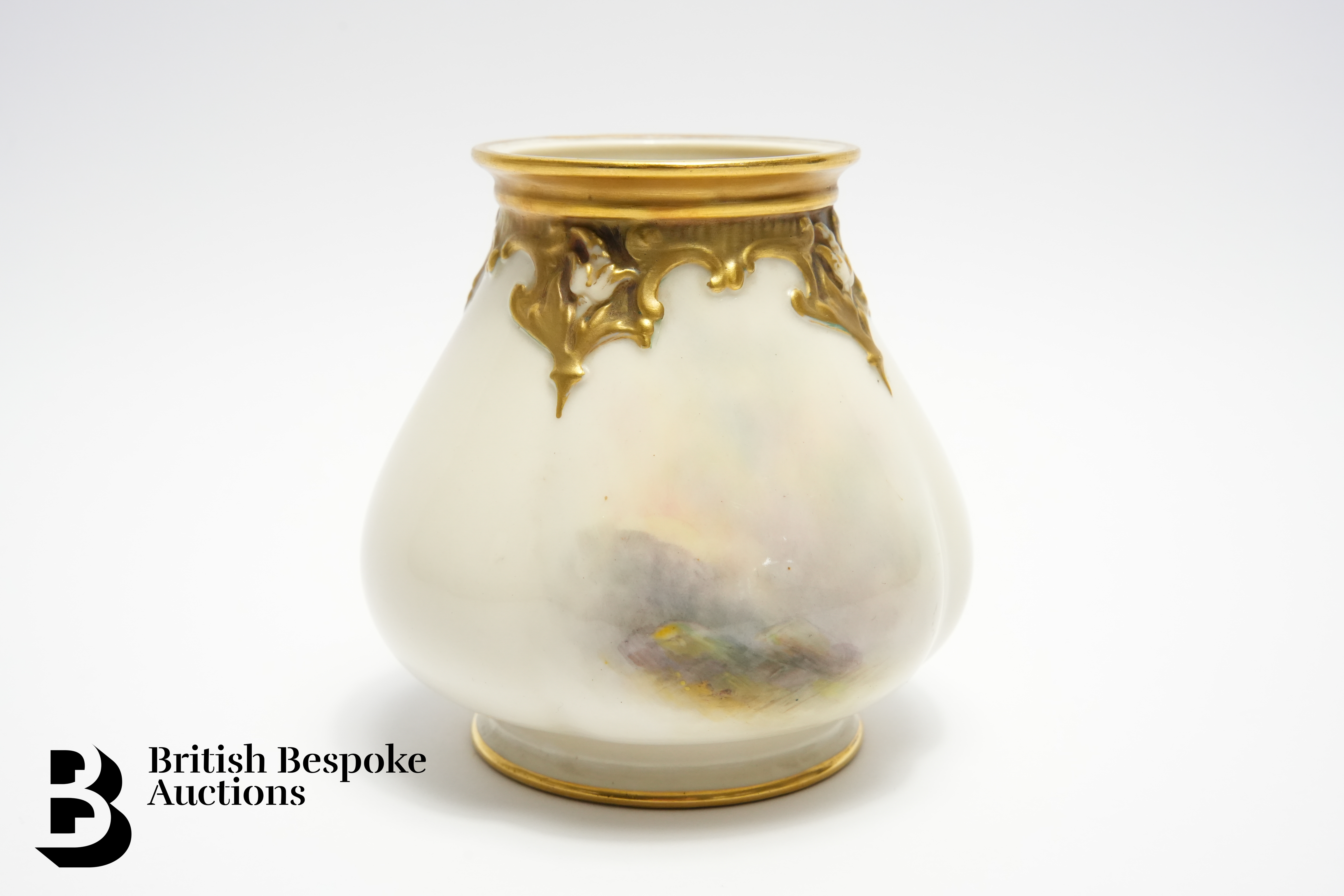 Royal Worcester Bulbous Vase - Image 4 of 6