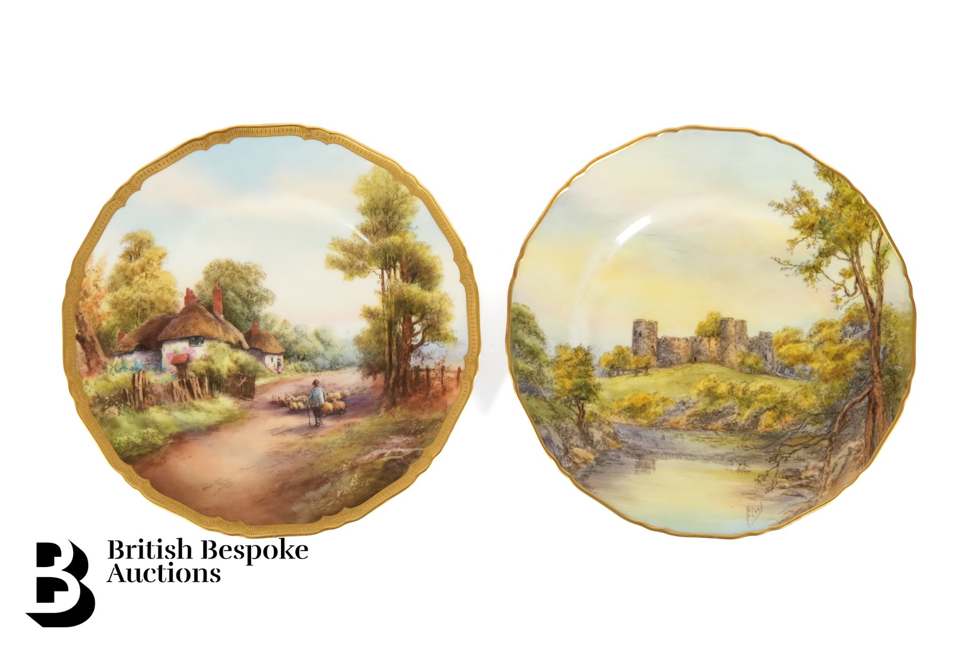 Royal Worcester Cabinet Plates