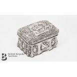 Continental Silver Trinket Box