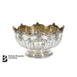 Silver Monteith Punch Bowl