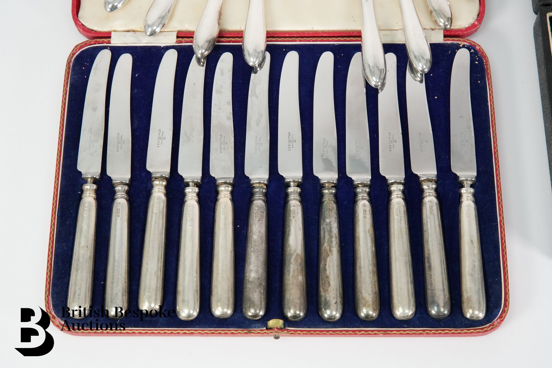 Silver Handled Fruit Knives and Forks - Bild 2 aus 4