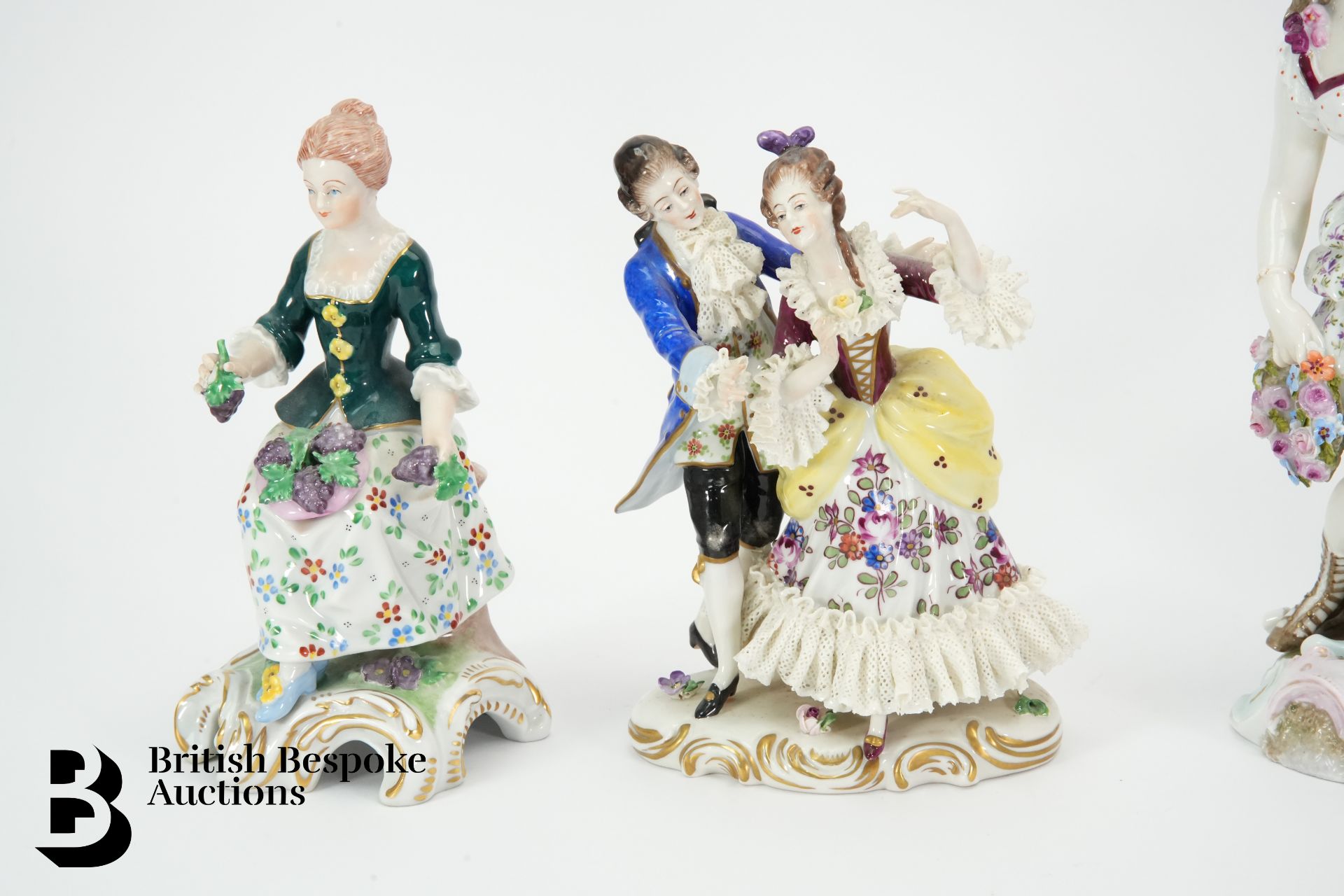 Five German Porcelain Figures - Image 2 of 5
