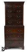 Mahogany Chest on Chest