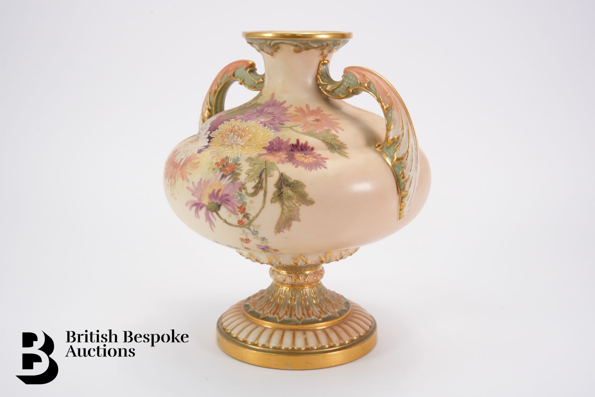 Royal Worcester Blush Ware Vase - Image 7 of 7