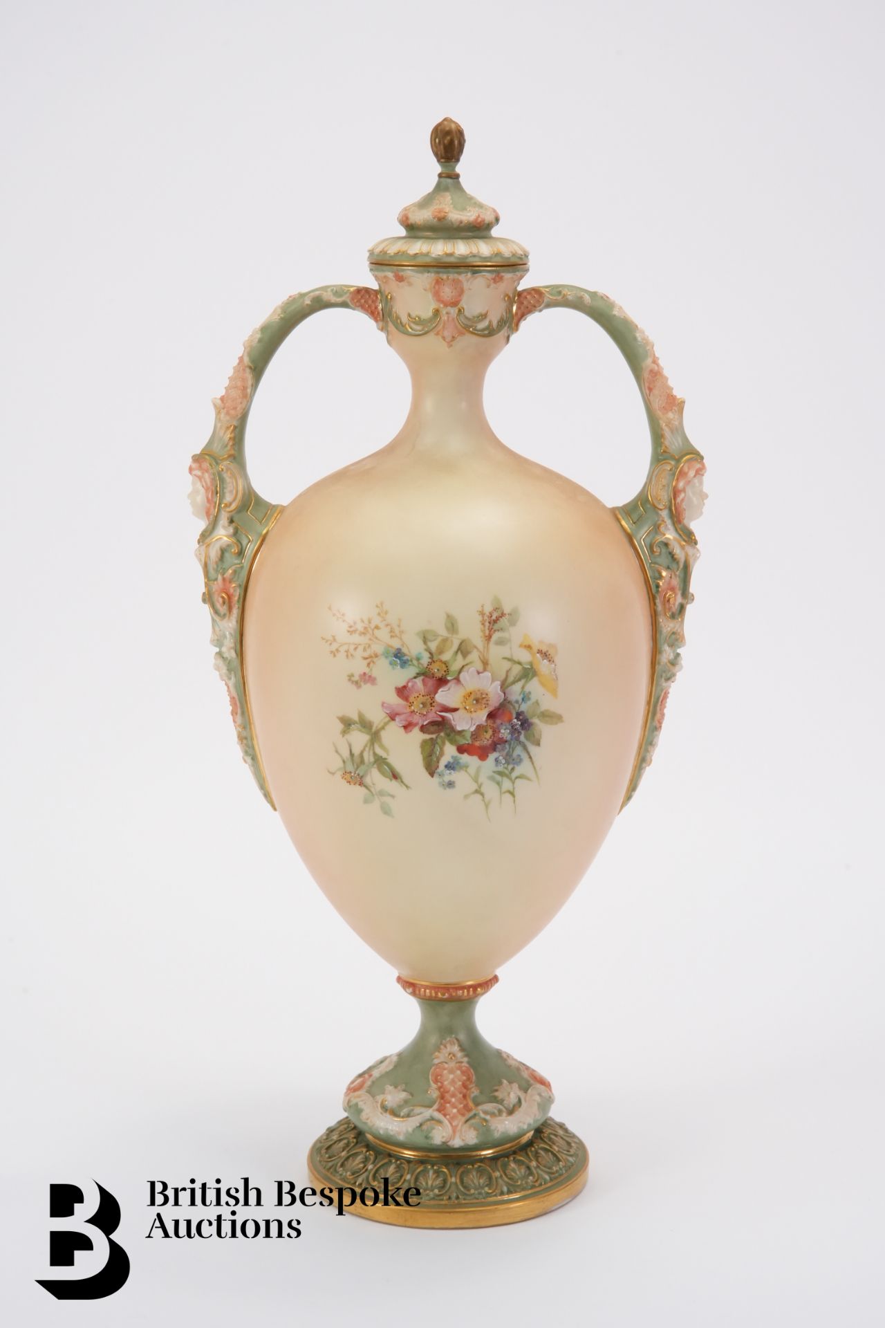 Royal Worcester Blush Ware Vase - Bild 2 aus 10