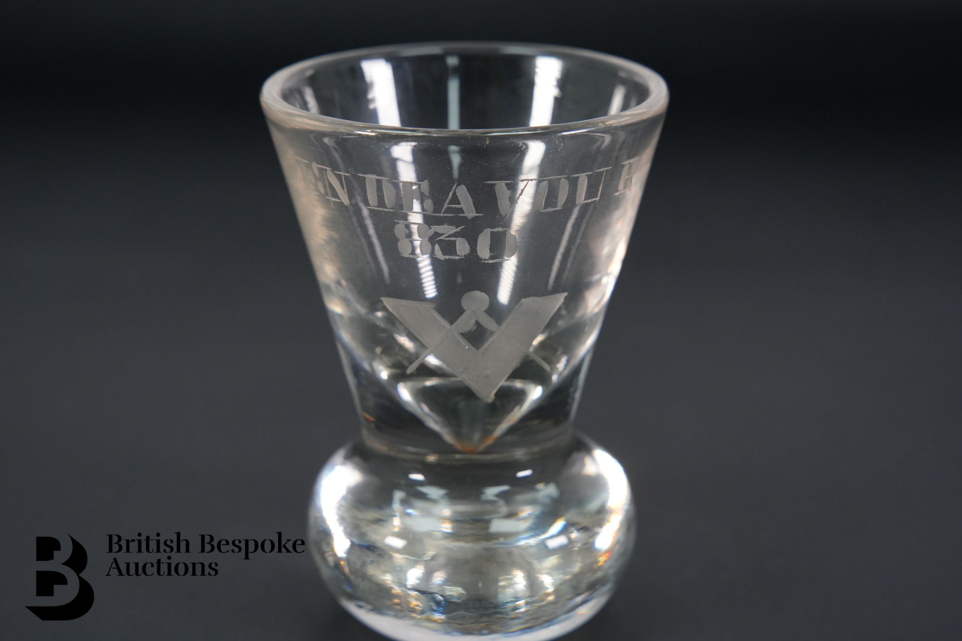 Freemason Toasting Glass - Image 2 of 2