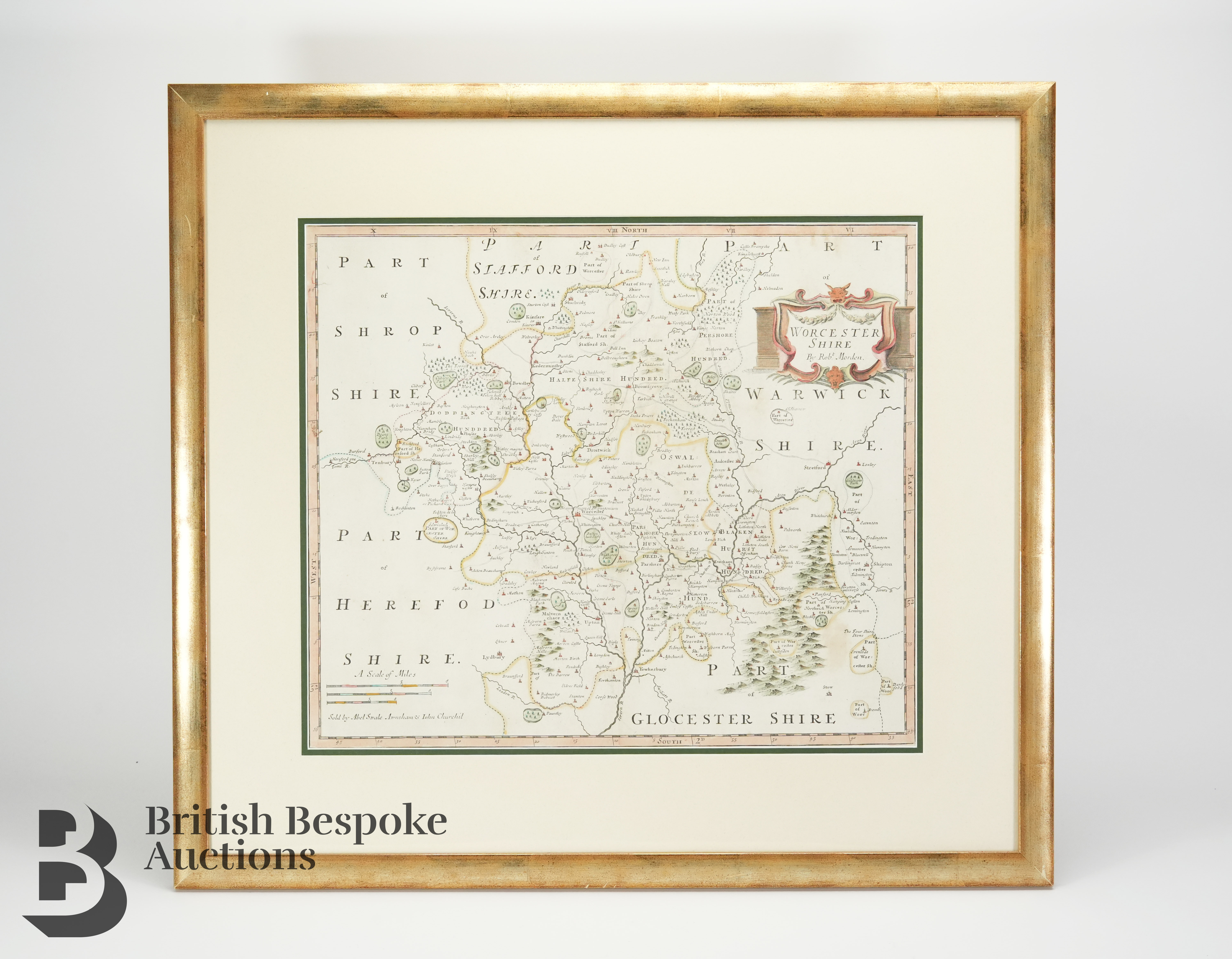 Three Antique Robert Morden Maps