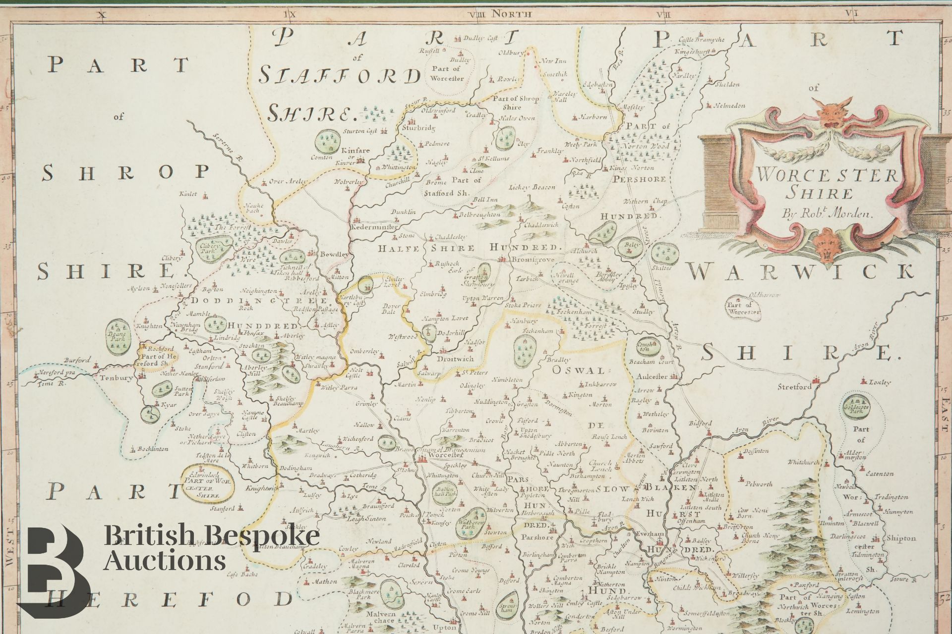 Three Antique Robert Morden Maps - Bild 4 aus 10