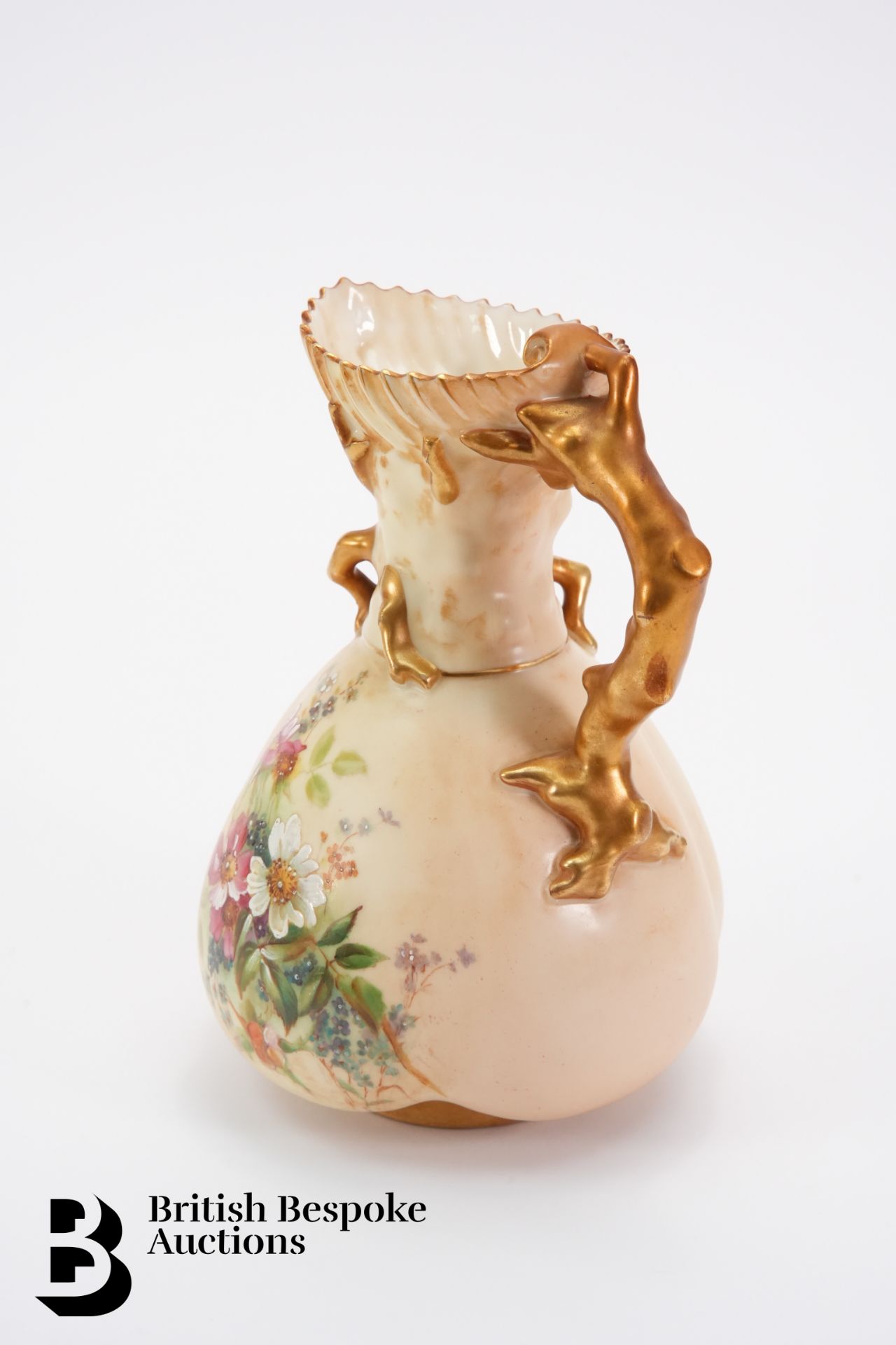 Royal Worcester Blush Ware Vase - Image 3 of 6