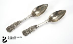 18th Century South American Silver Spoons