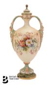 Royal Worcester Blush Ware Vase