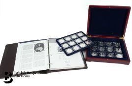The London Mint Office - Kings and Queens of Great Britain Silver Proof Coin Collection