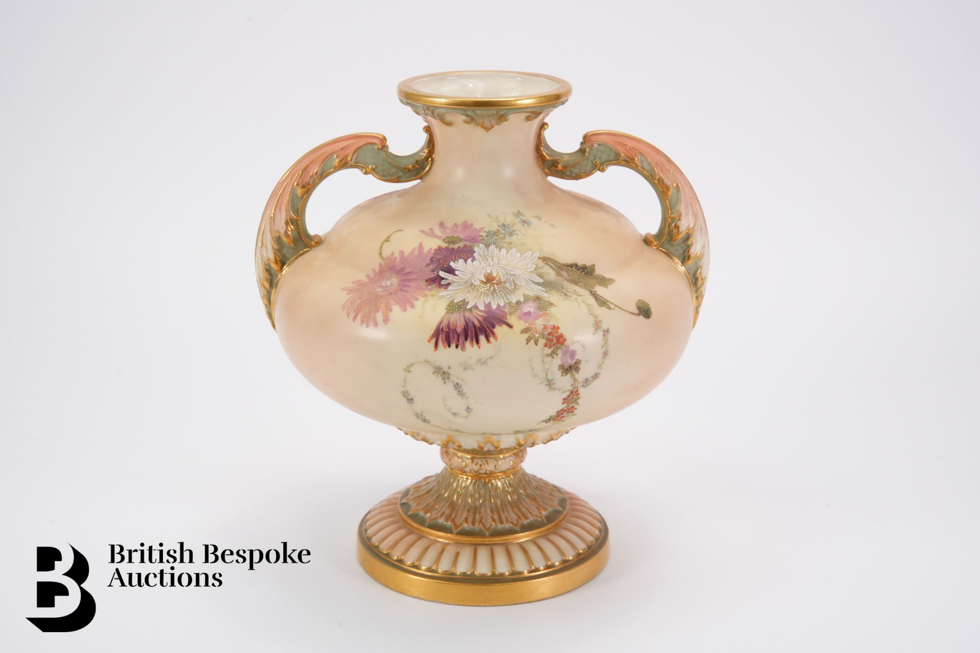 Royal Worcester Blush Ware Vase - Image 2 of 7