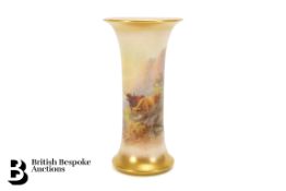 Royal Worcester Tulip Vase
