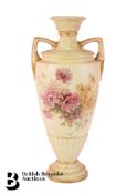 Royal Worcester Blush Ware Vase