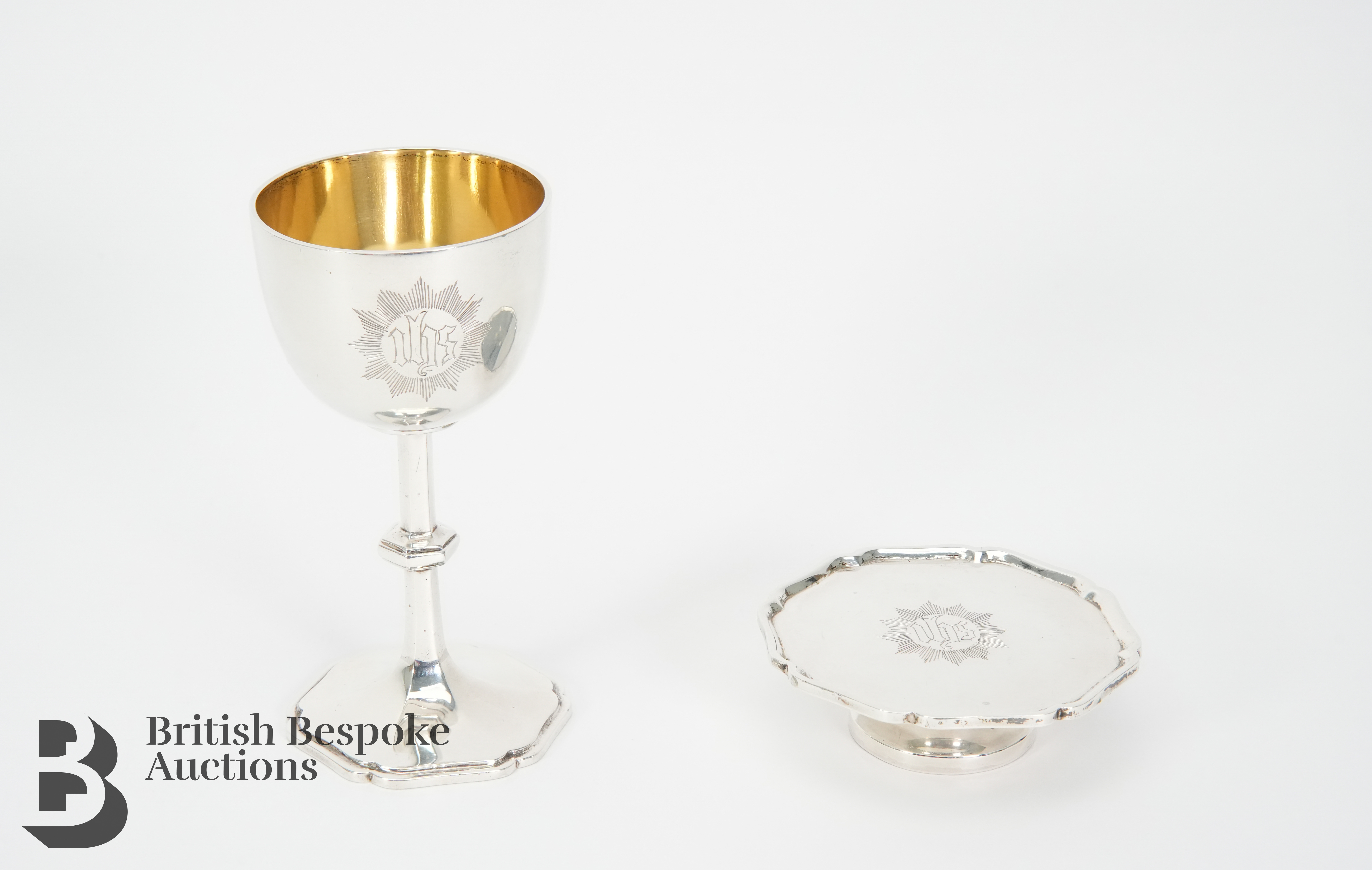 Silver Travelling Goblet and Paten